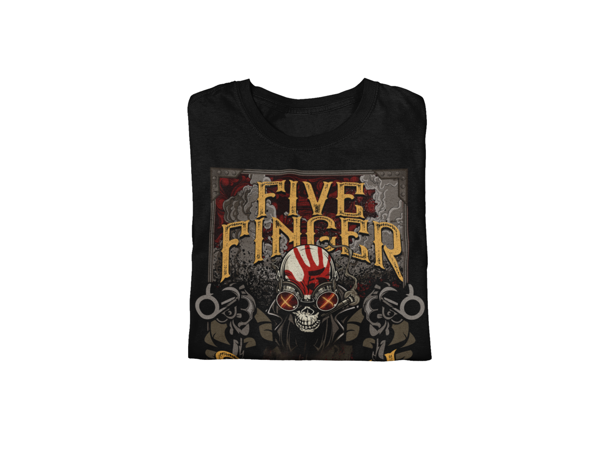 Five Finger Death Punch Barrels Jumbo Print T-shirt ()