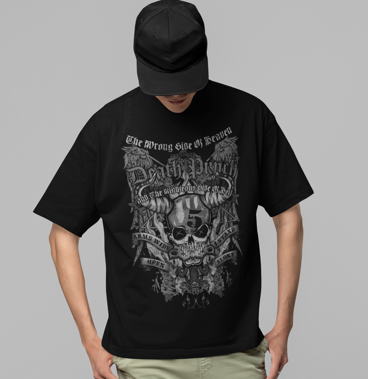 Five Finger Death Punch - Righteous Side of Evil Jumbo Print T-Shirt ()