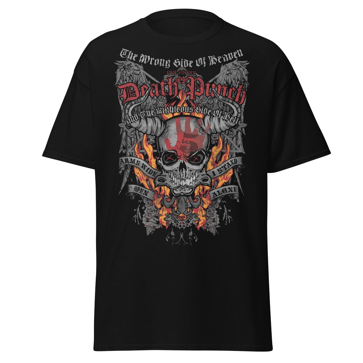 Five Finger Death Punch - Wrong or Righteous Jumbo Print T-Shirt ()