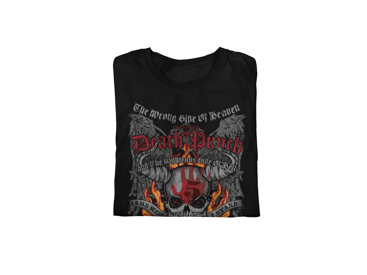 Five Finger Death Punch - Wrong or Righteous Jumbo Print T-Shirt ()