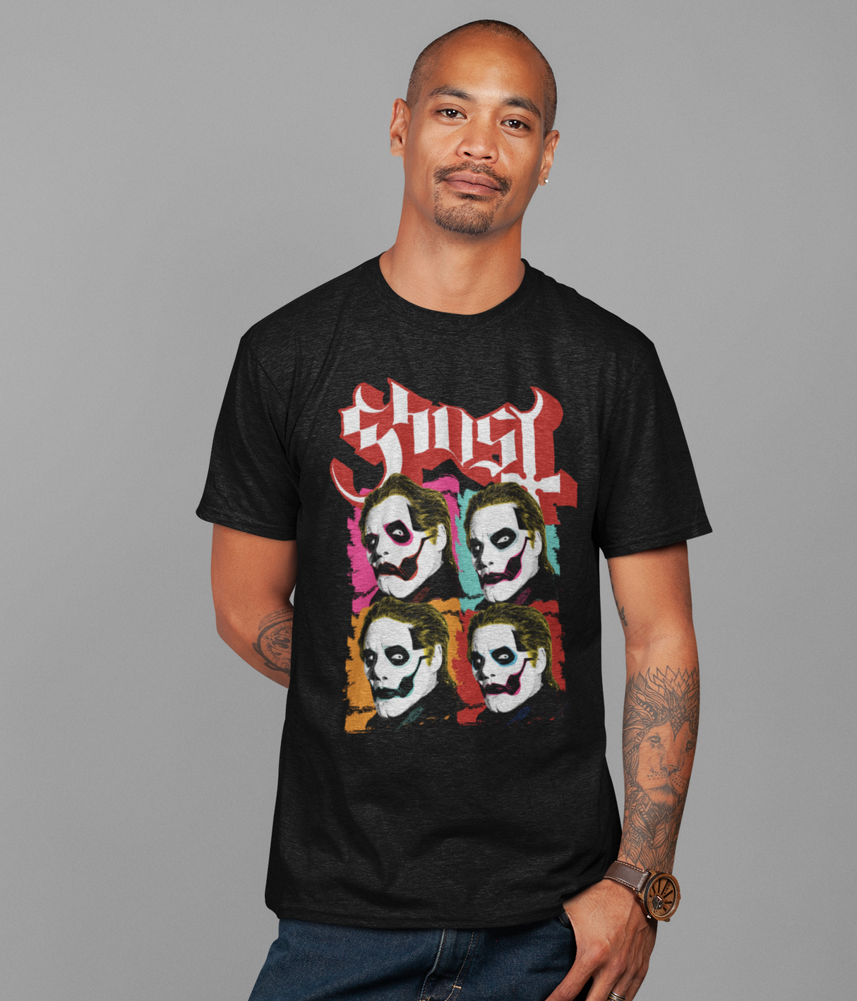 Ghost Quattro Jumbo Print T-shirt ()