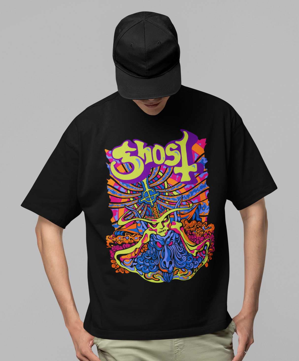 Ghost - Stained Glass Jumbo Print T-Shirt ()