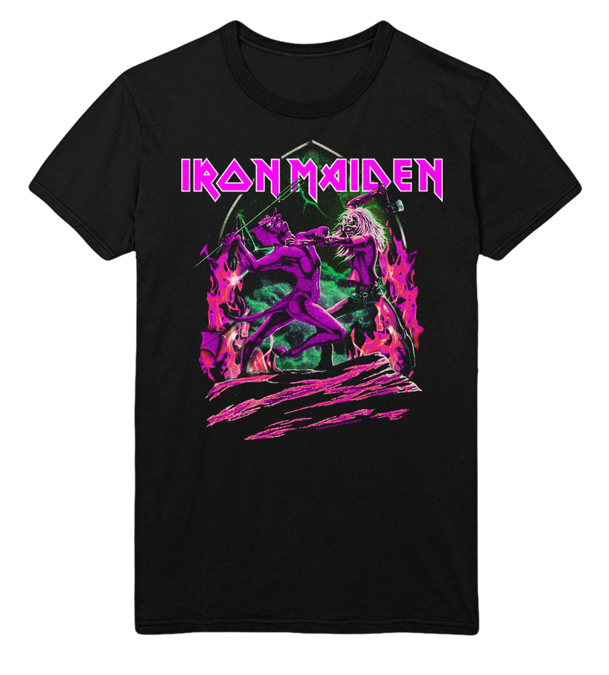 Iron Maiden Devil's Fight Jumbo Print T-Shirt ()