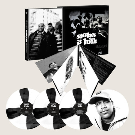De La Soul - Stakes Is High 30th Anniversary [4LP Black and White Spoke Effect + print of Dave] [Vinyl]