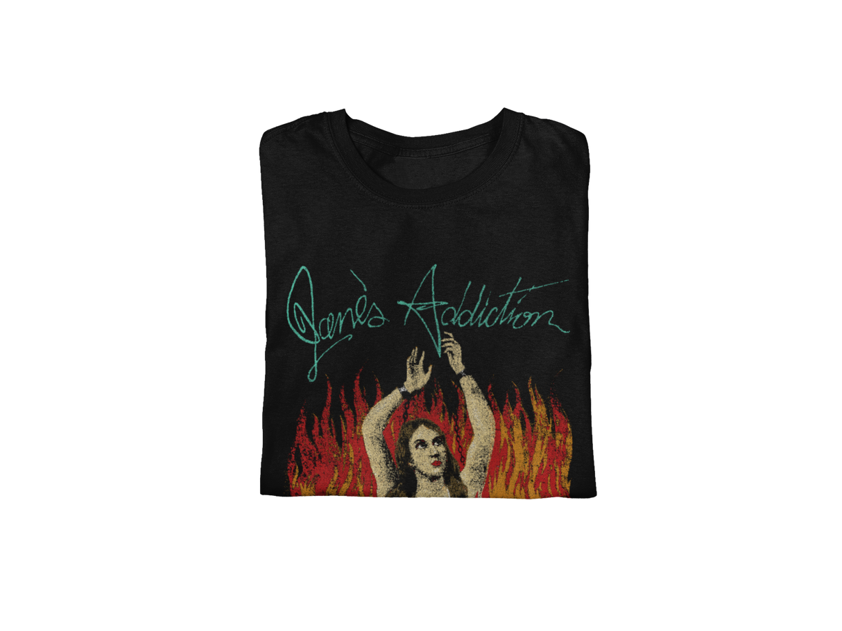 Jane's Addiction - Flames Jumbo Print T-Shirt ()