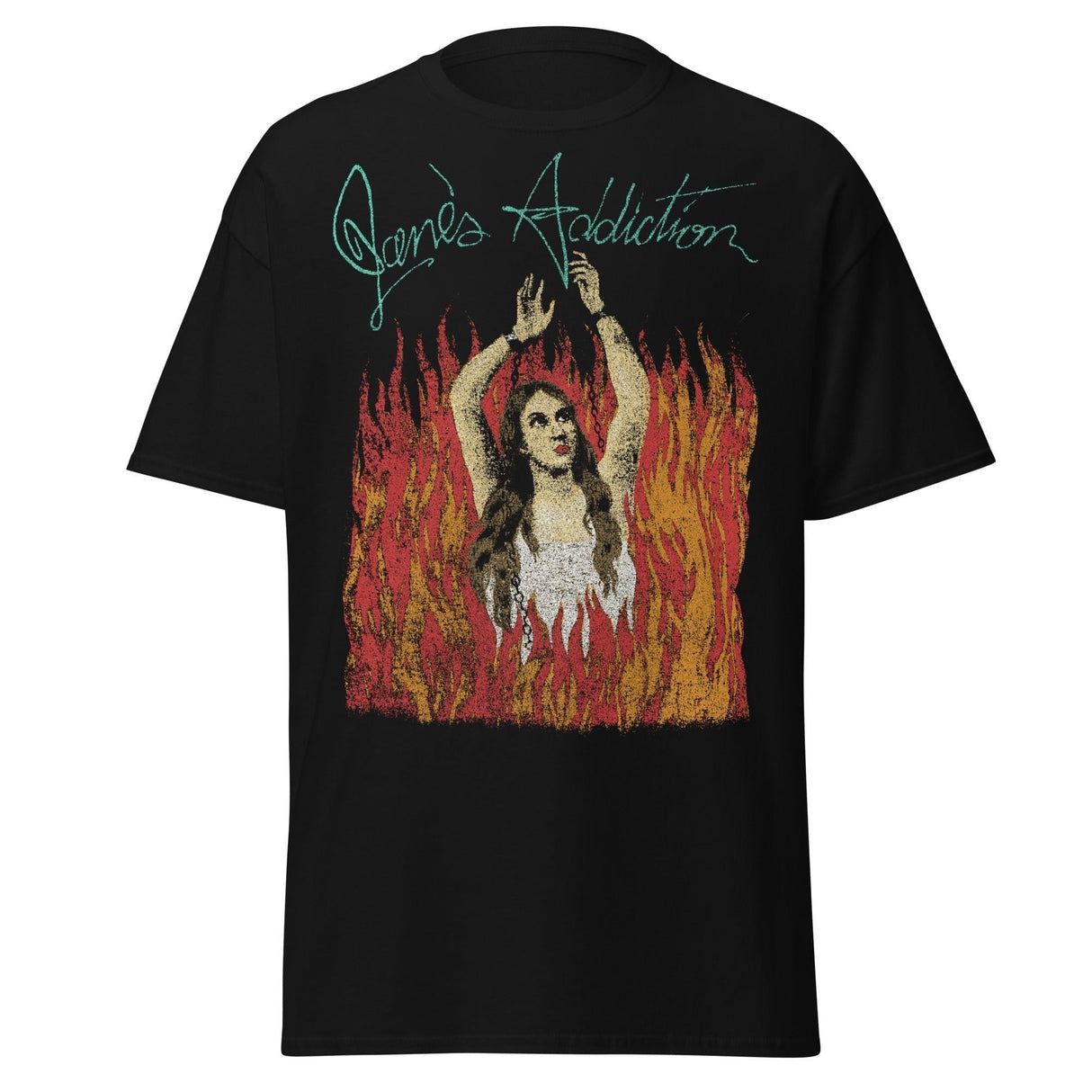 Jane's Addiction - Flames Jumbo Print T-Shirt ()