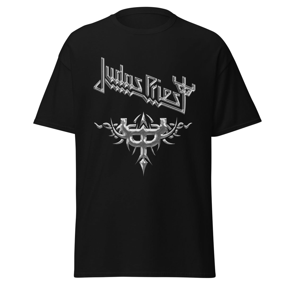 Judas Priest - Liquid Metal Logo Jumbo Print T-Shirt ()