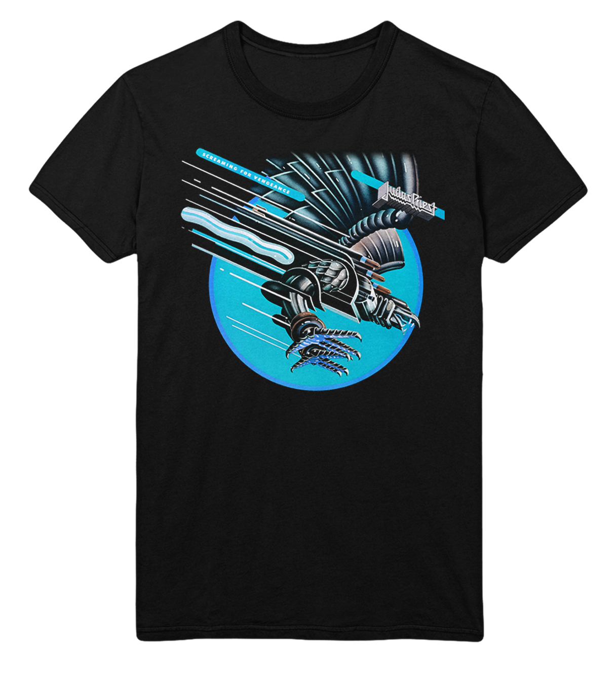 Judas Priest Neon Screaming Jumbo Print T-Shirt ()