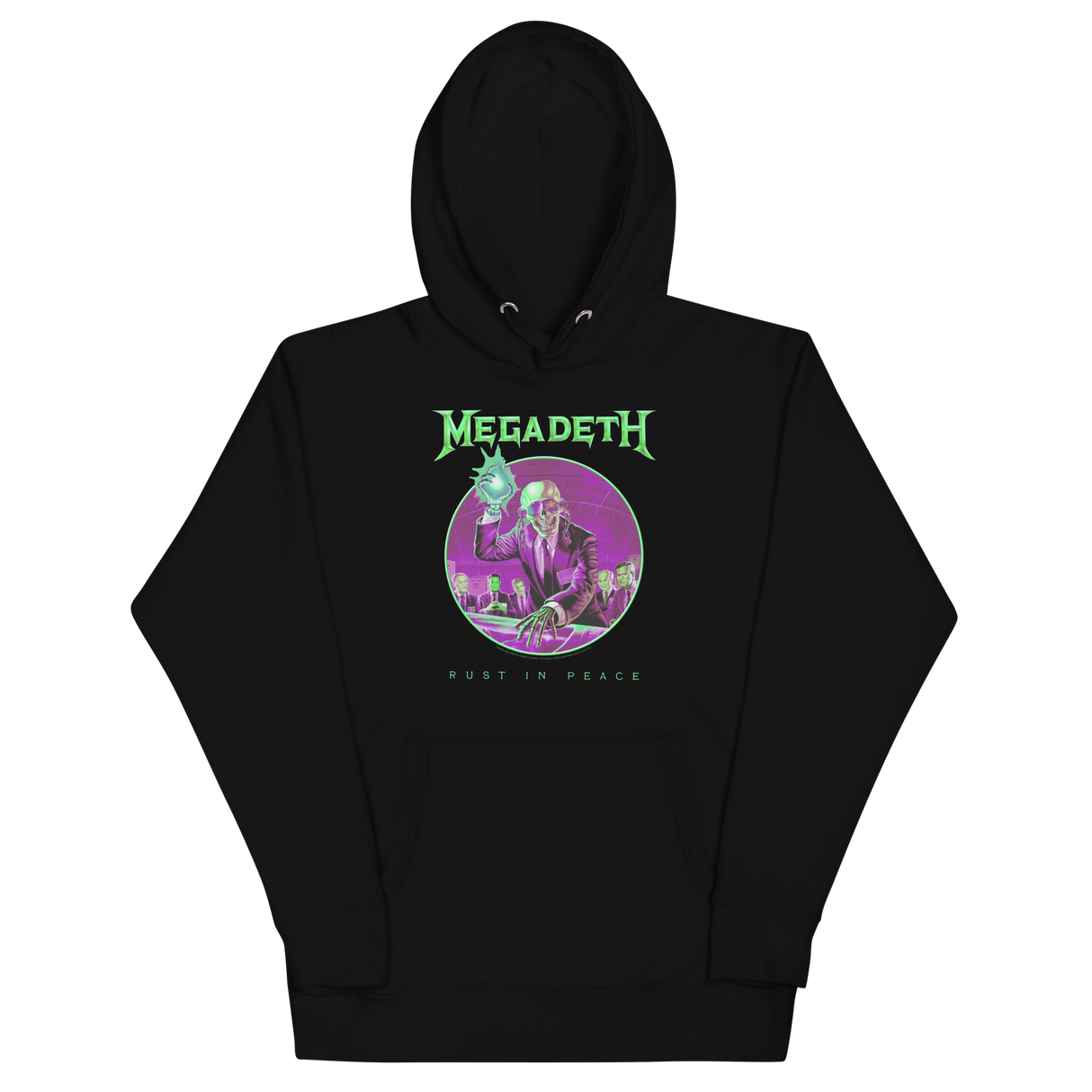 Megadeth Green Rust Classic Hoodie ()