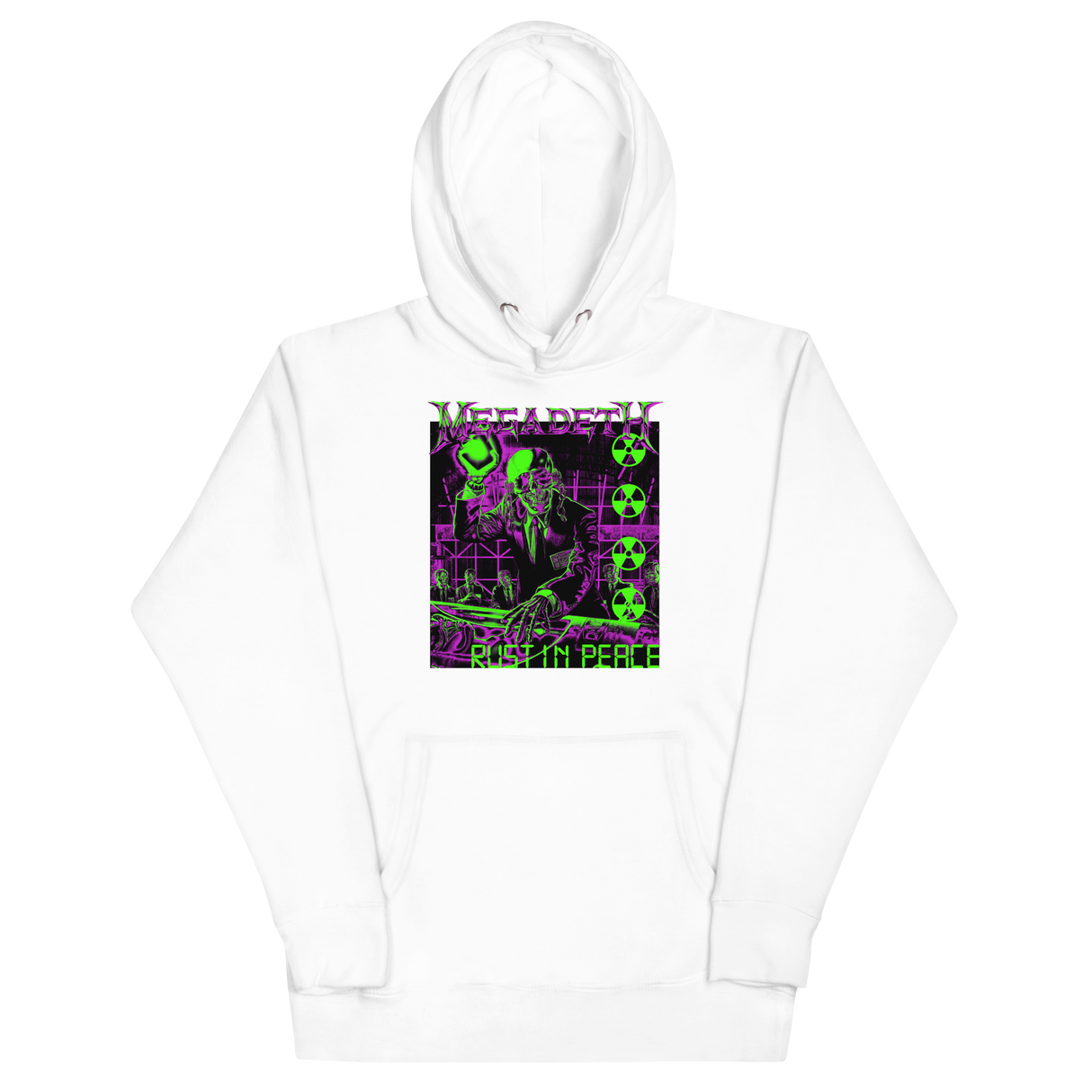 Megadeth Neon Rust in Peace Classic Hoodie ()