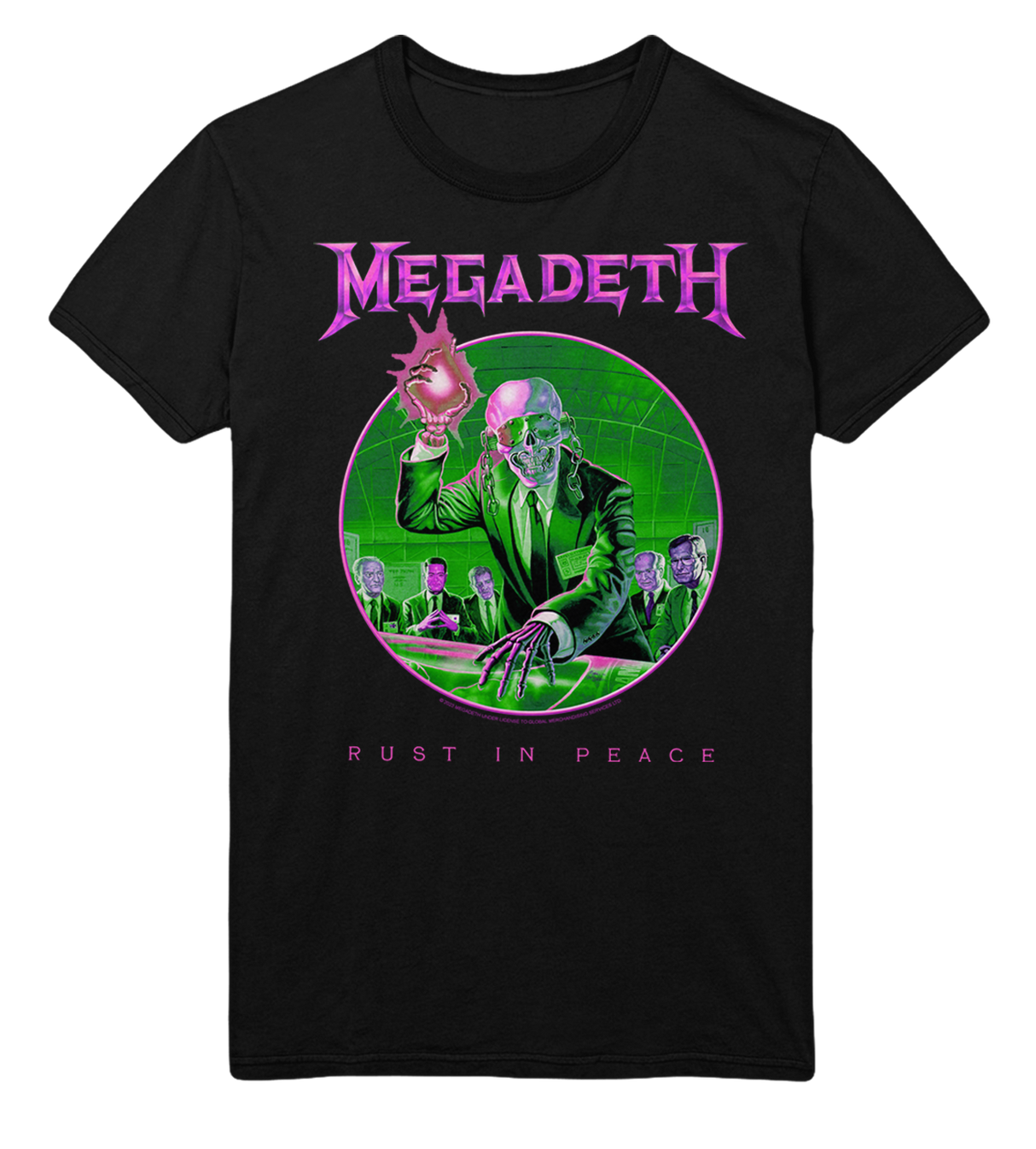 Megadeth Purple Rust Jumbo Print T-Shirt ()