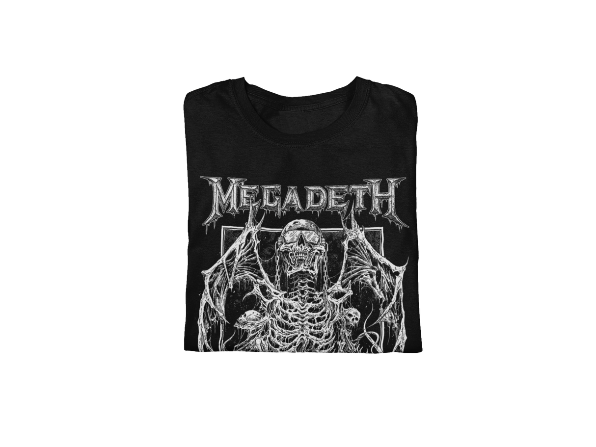 Megadeth Skeleton Wings Jumbo Print T-shirt ()