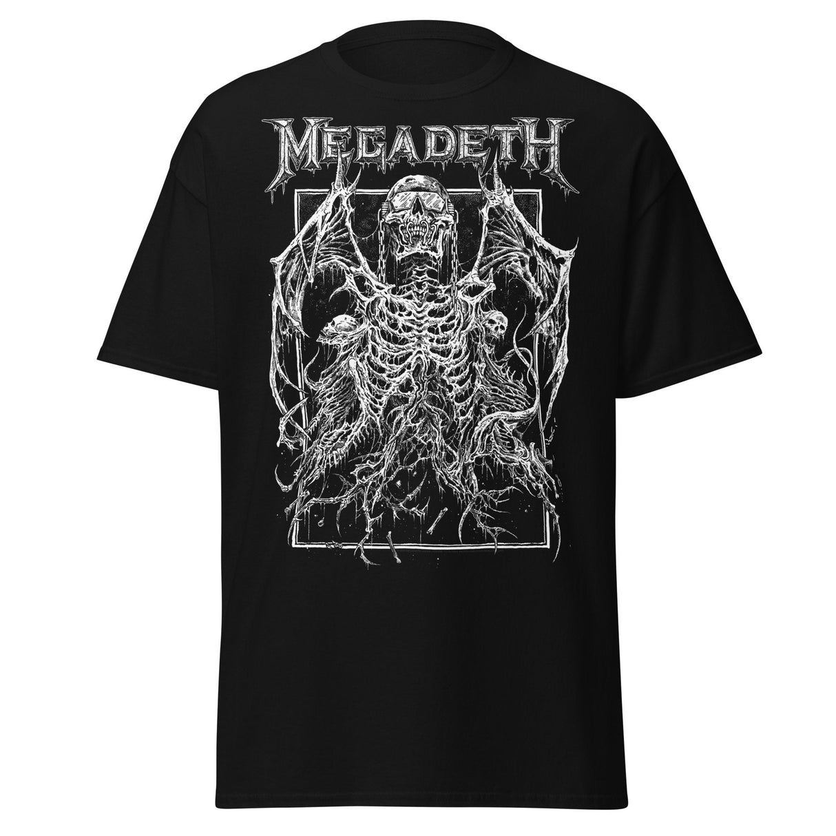 Megadeth Skeleton Wings Jumbo Print T-shirt ()