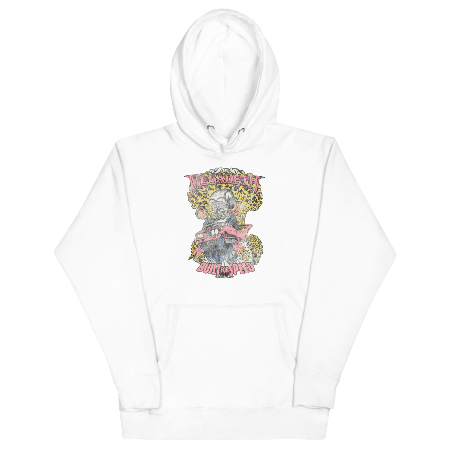MERCHMOMENT MegaDeth - Vintage Built for Speed Classic Hoodie [Apparel]