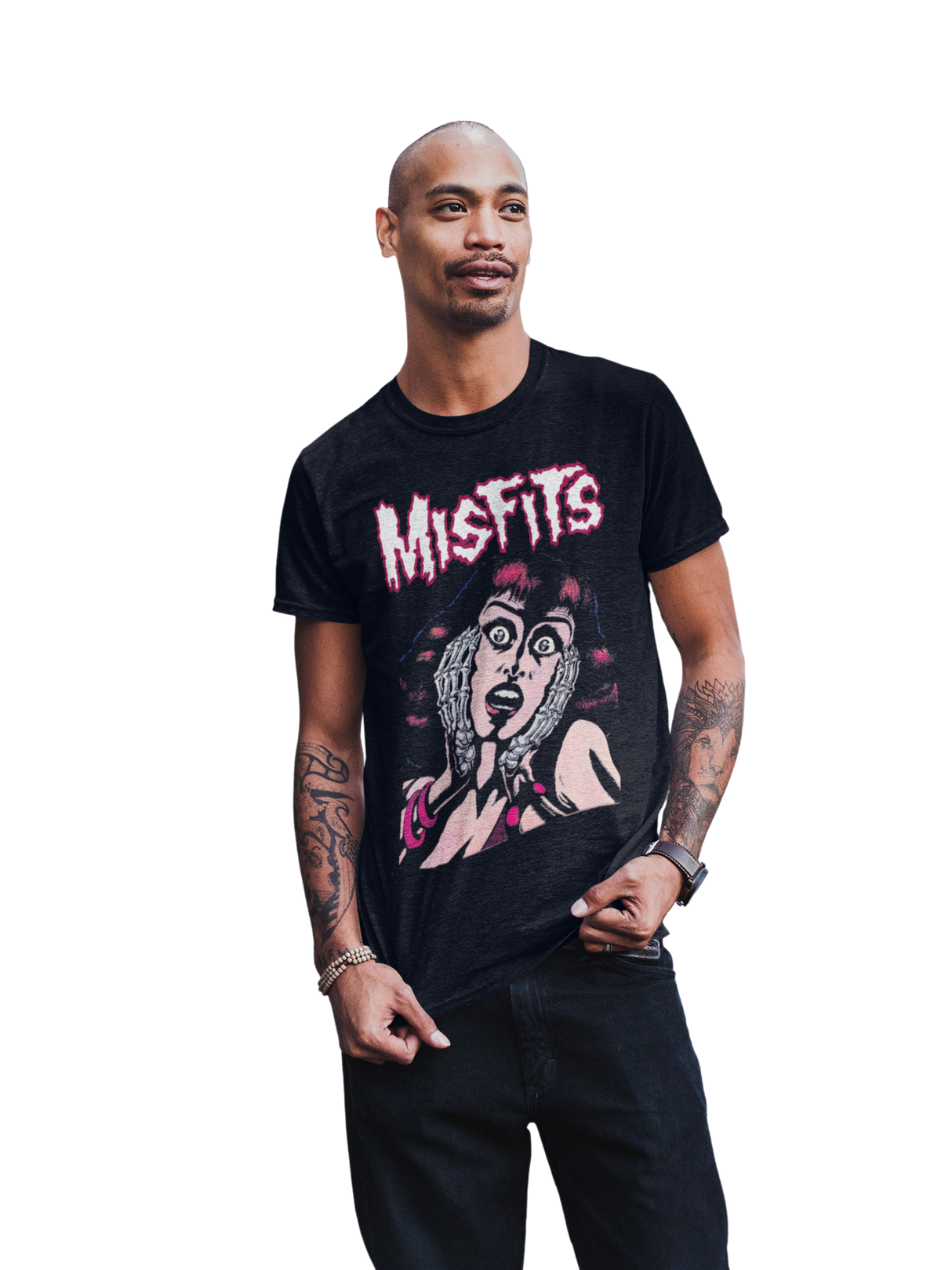 Misfits - Screaming Jumbo Print T-Shirt ()