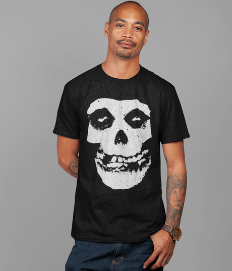 MERCHMOMENT Misfits Vintage 2001 Crimson Ghost Jumbo Print T-shirt [Apparel]
