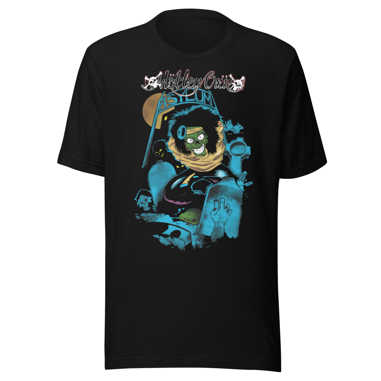 MERCHMOMENT Motley Crue Asylum Vintage T-Shirt [Apparel]