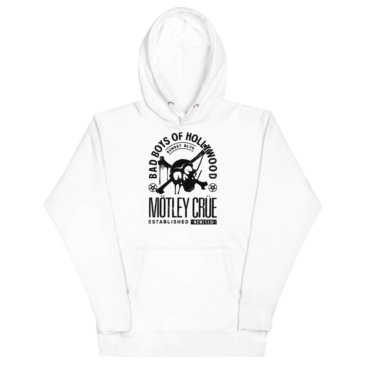 Motley Crue Bad Boys of Hollywood Classic Hoodie ()