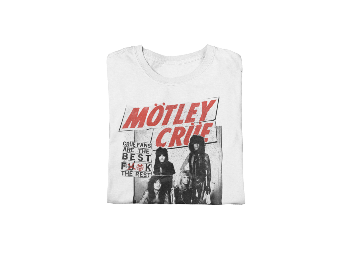 Motley Crue Crue Fans Jumbo Print T-shirt ()