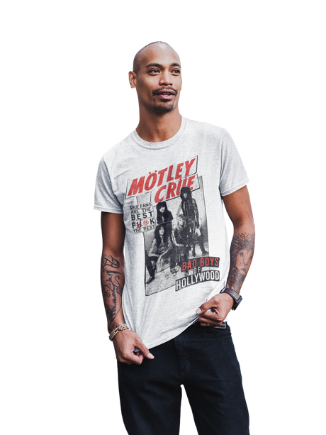 Motley Crue Crue Fans Jumbo Print T-shirt ()