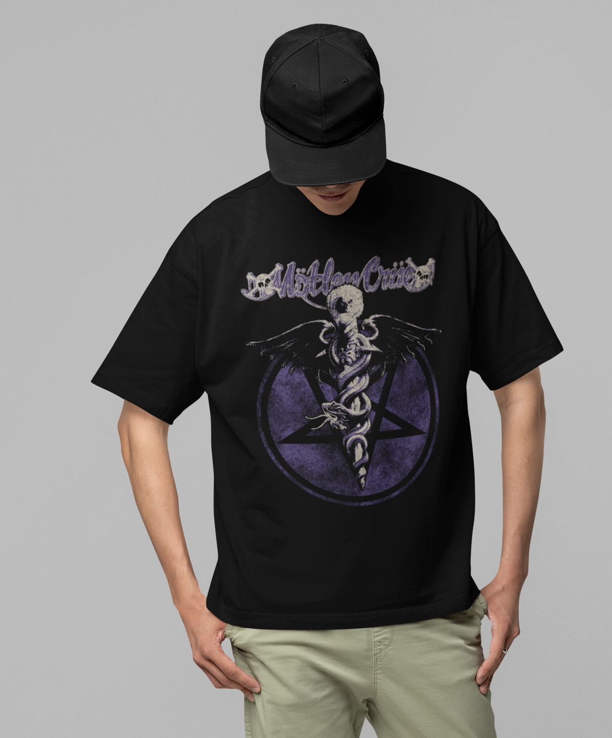 Motley Crue Dark Doctor Jumbo Print T-shirt ()