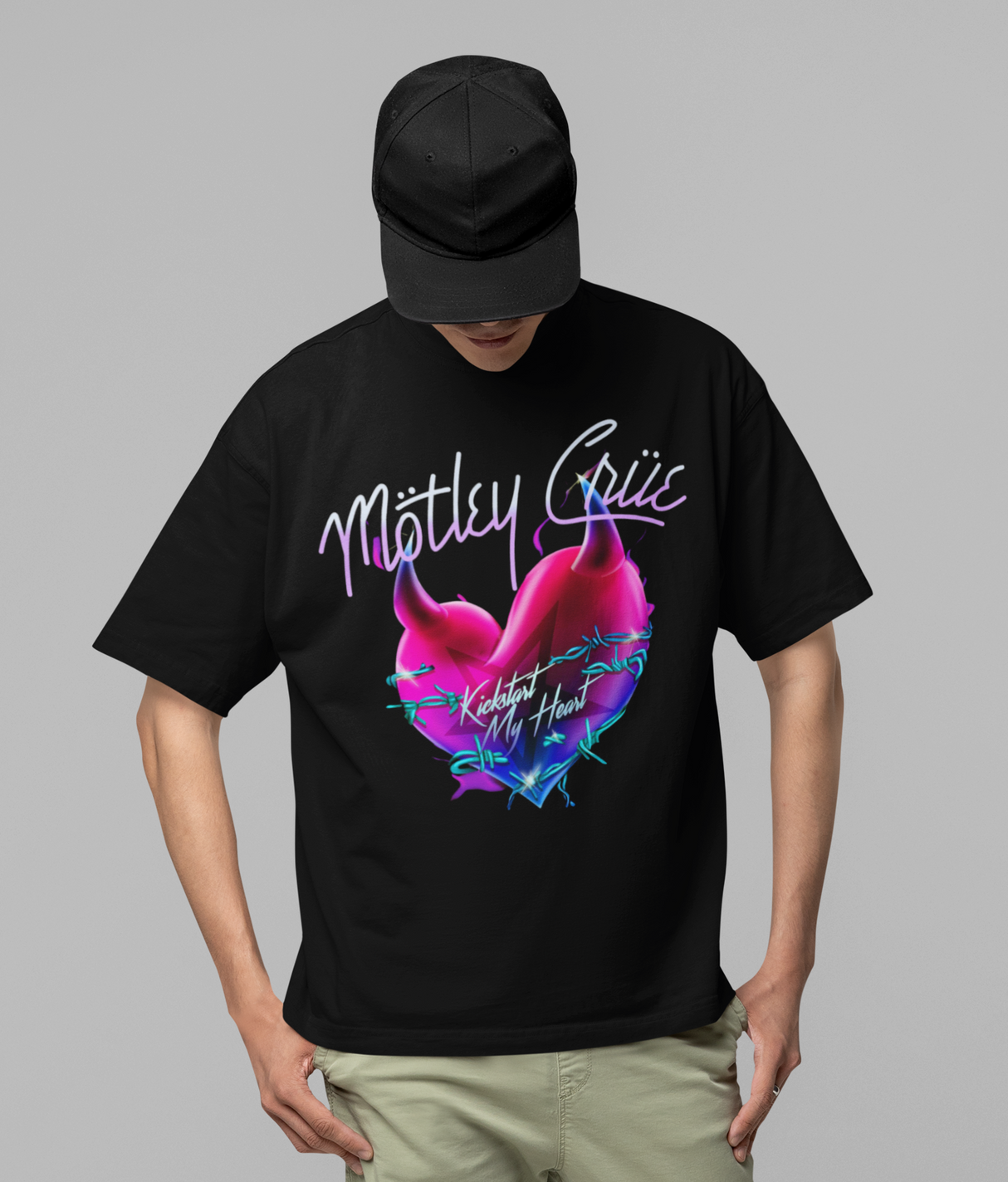 Motley Crue Kickstart Jumbo Print T-shirt ()