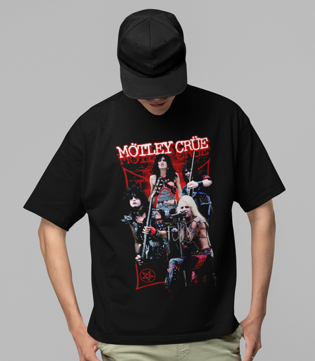 Motley Crue Live Jumbo Print T-shirt ()