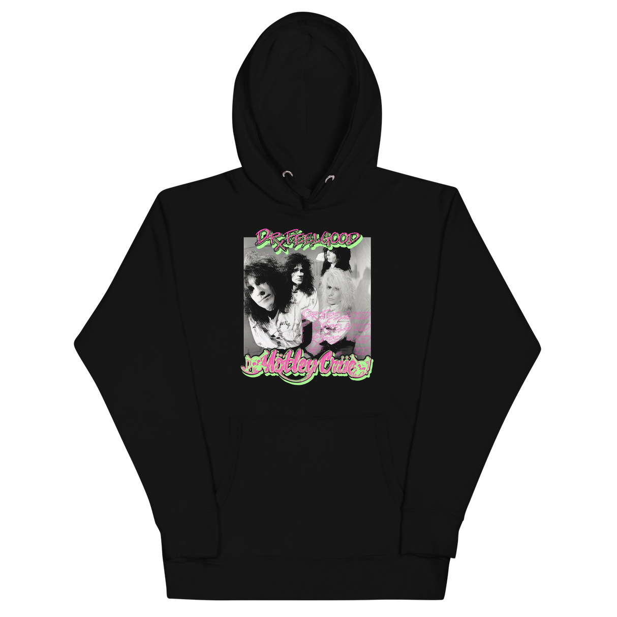 Motley Crue Neon Trip Dr. Feelgood Classic Hoodie ()