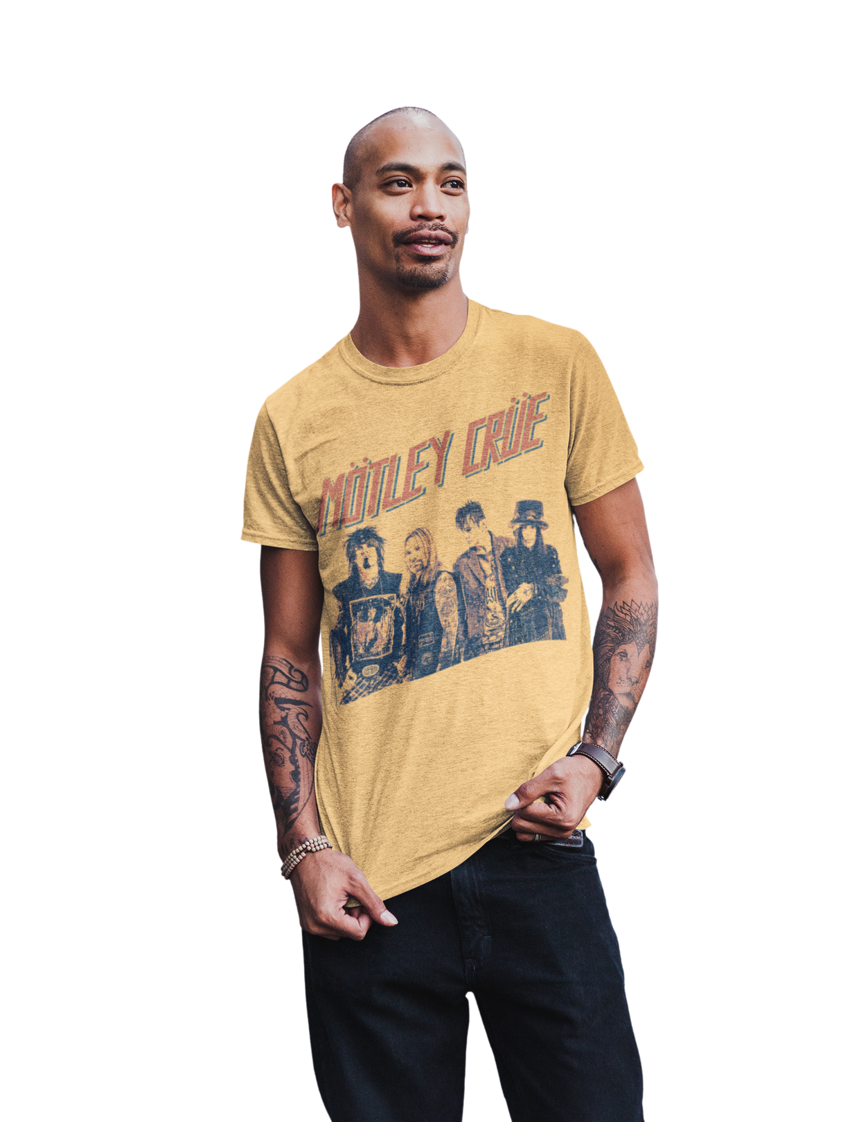 Motley Crue - Retro Boomin Jumbo Print T-Shirt ()