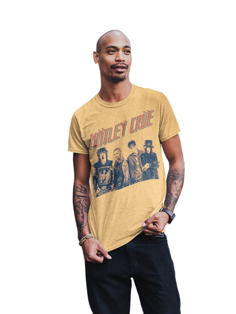 Motley Crue - Retro Boomin Jumbo Print T-Shirt ()