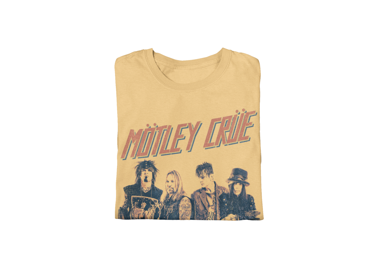 Motley Crue - Retro Boomin Jumbo Print T-Shirt ()