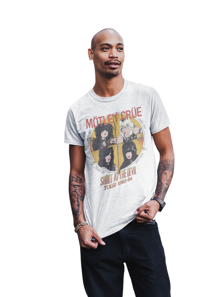 Motley Crue - Shout 83/84 Tour Jumbo Print T-Shirt ()