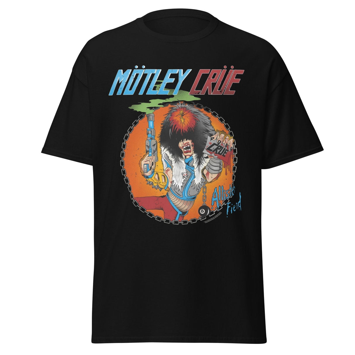 MERCHMOMENT Motley Crue Smoking Allister Jumbo Print T-shirt [Apparel]