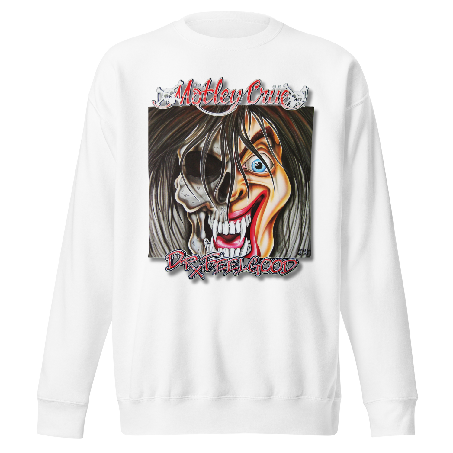 MERCHMOMENT Motley Crue - Vintage Dr. Feelgood Jumbo Print Sweatshirt [Apparel]