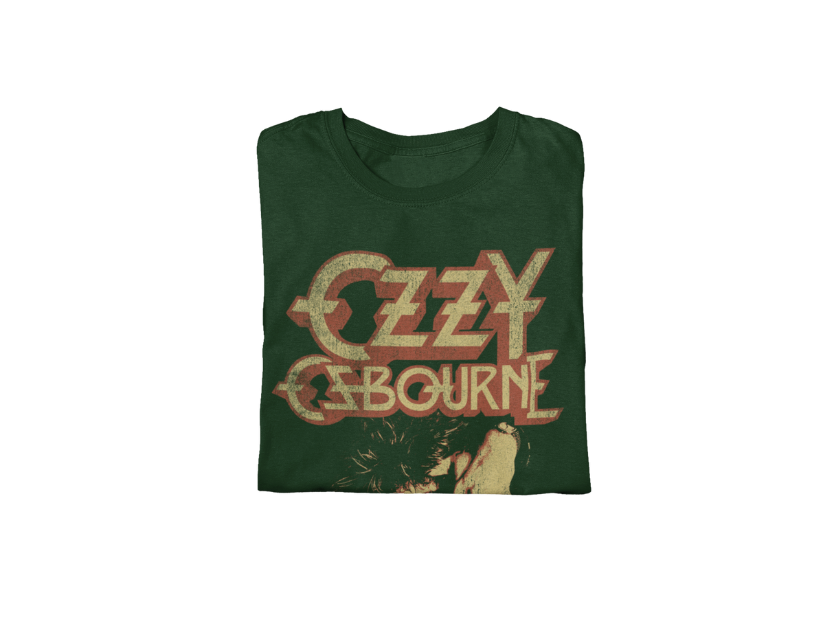 Ozzy Osbourne - Late 80s Vintage Ozzy Jumbo Print T-Shirt ()