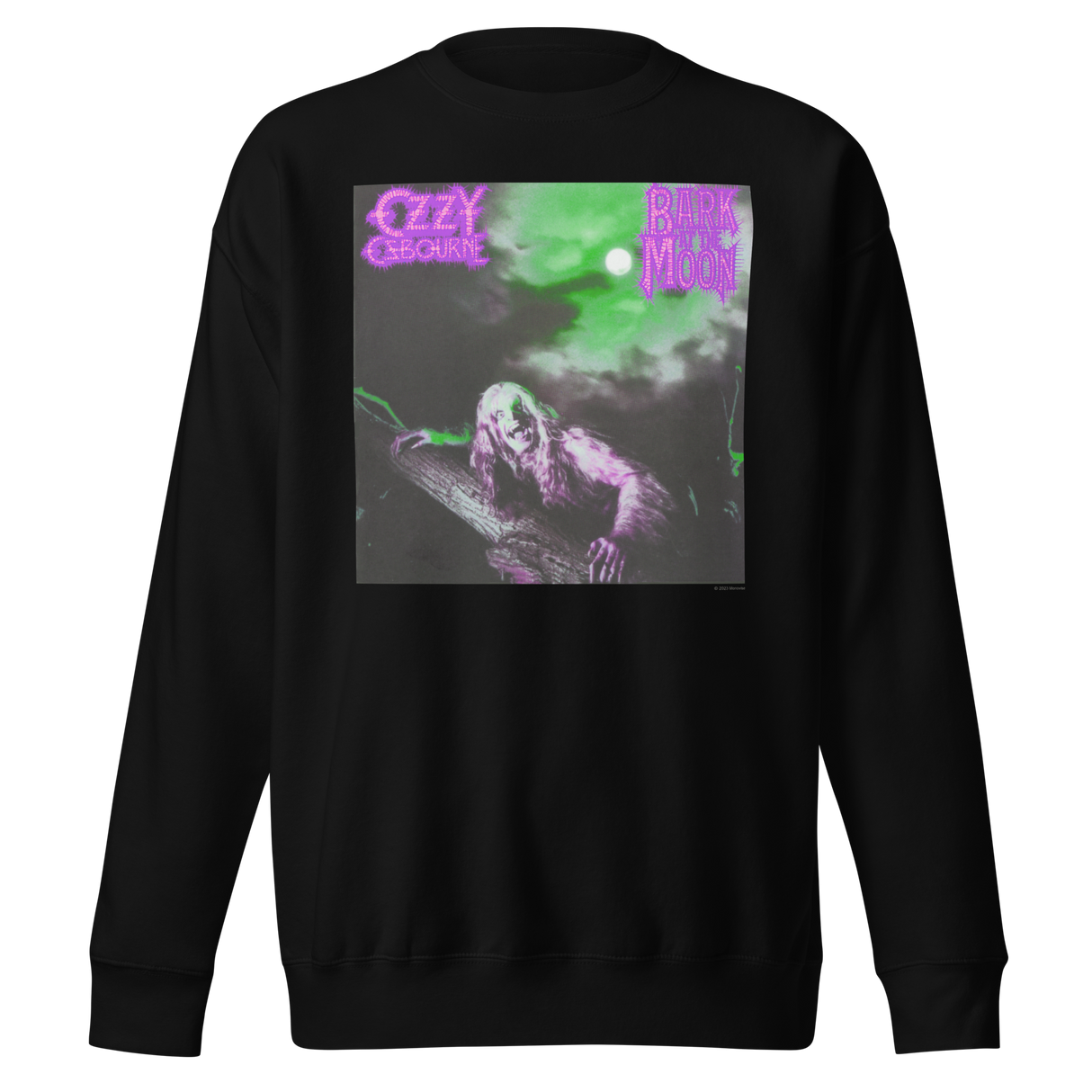 Ozzy Osbourne Neon Bark Jumbo Print Sweatshirt ()