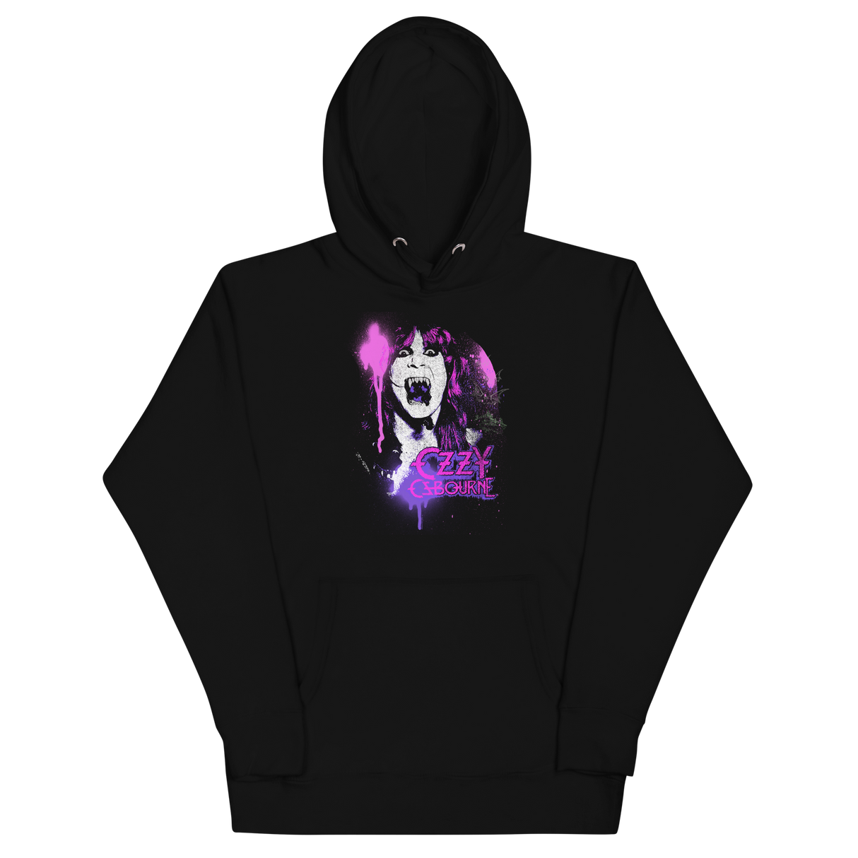 Ozzy Osbourne Purple Screaming Classic Hoodie ()