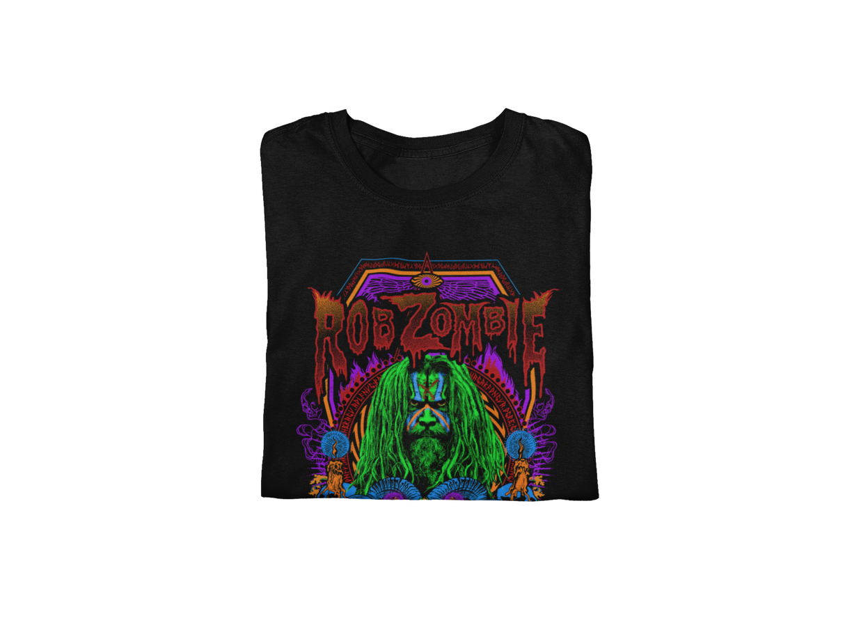 Rob Zombie - Pyschedelic Jumbo Print T-Shirt ()