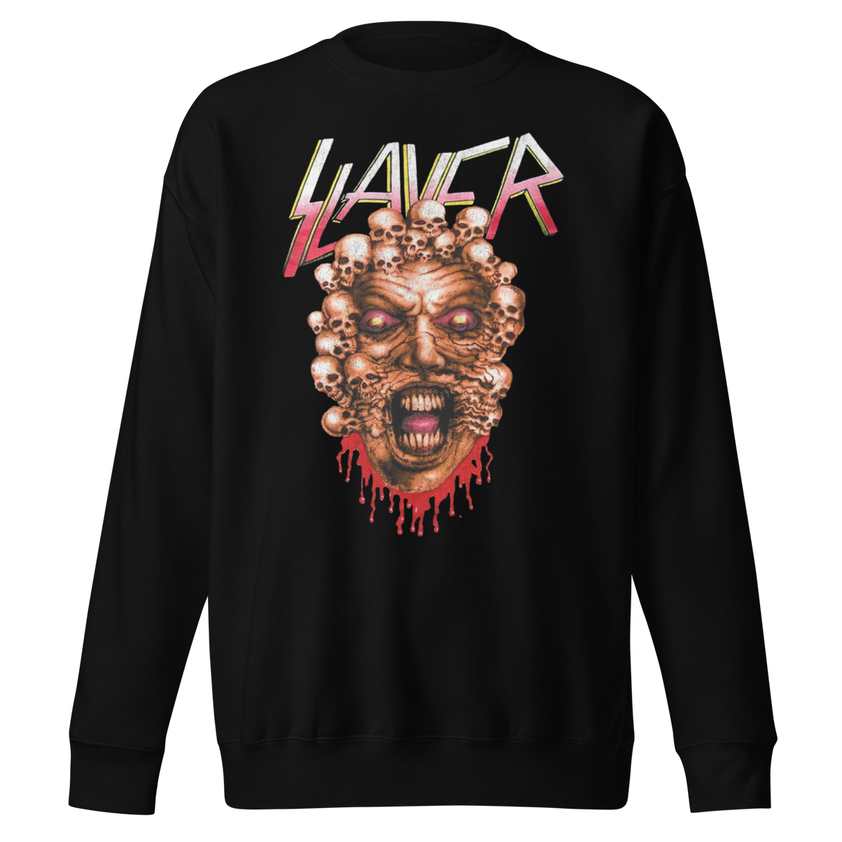 MERCHMOMENT Slayer Demon Drip Jumbo Print Sweatshirt [Apparel]