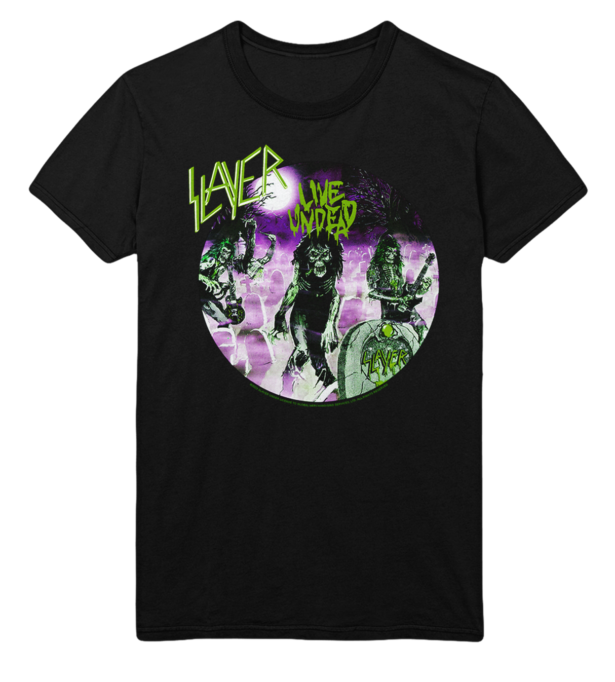 Slayer Green Undead Jumbo Print T-Shirt [Apparel]
