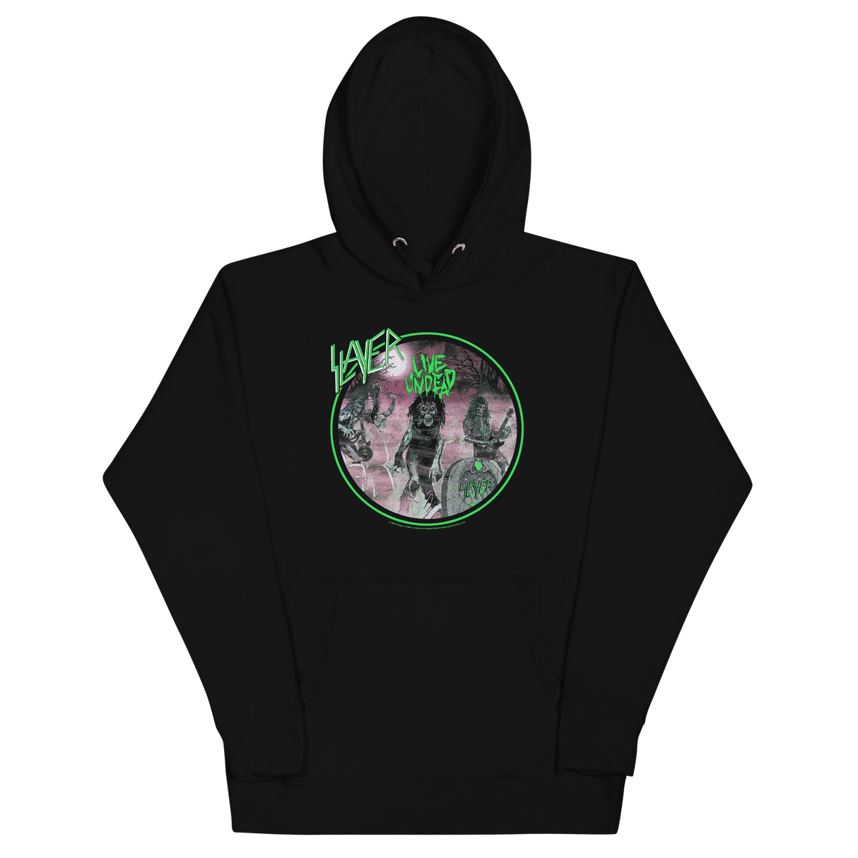 Slayer Neon Green Undead Classic Hoodie ()