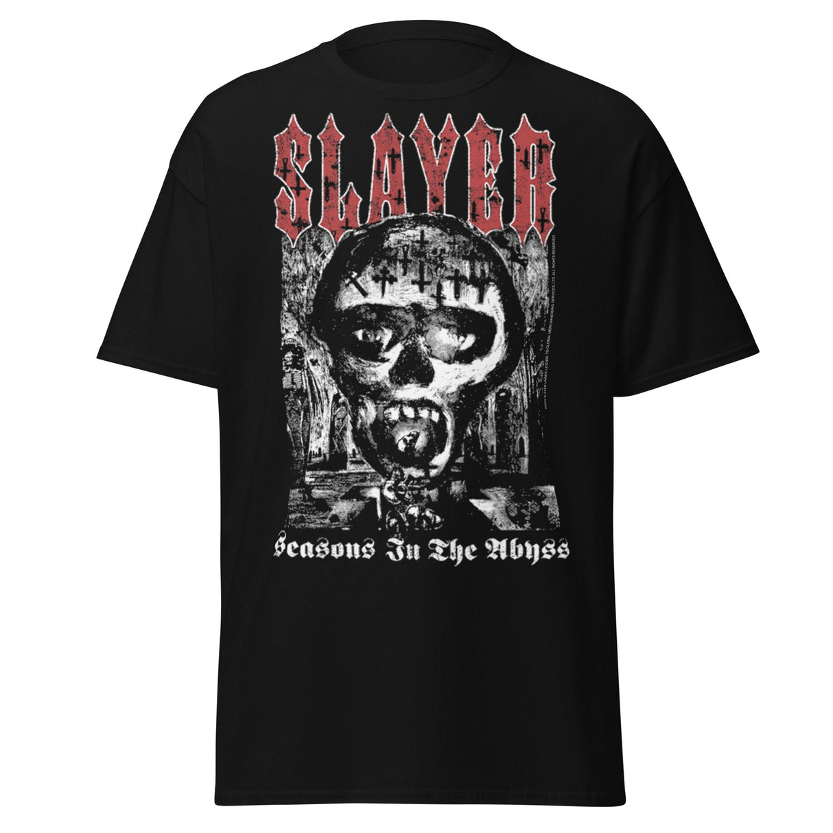 Slayer Seasons in the Abyss Jumbo Print T-shirt ()