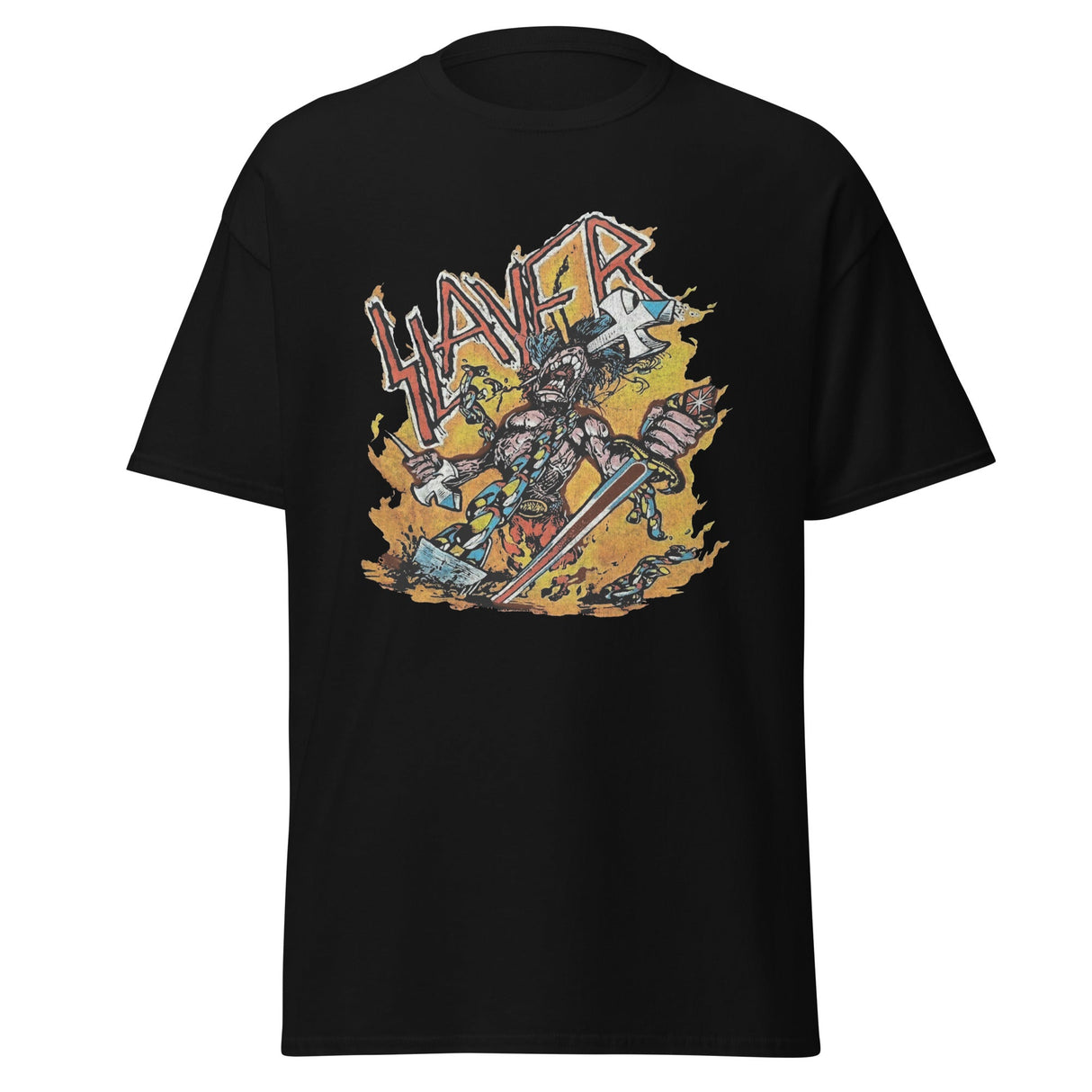 Slayer - Slain By The Sword Jumbo Print T-Shirt ()