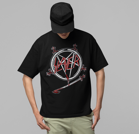 Slayer Sword Logo Jumbo Print T-shirt ()