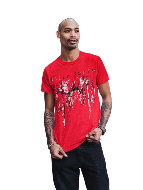 Sleep Token Drip Jumbo Print T-Shirt [Apparel]