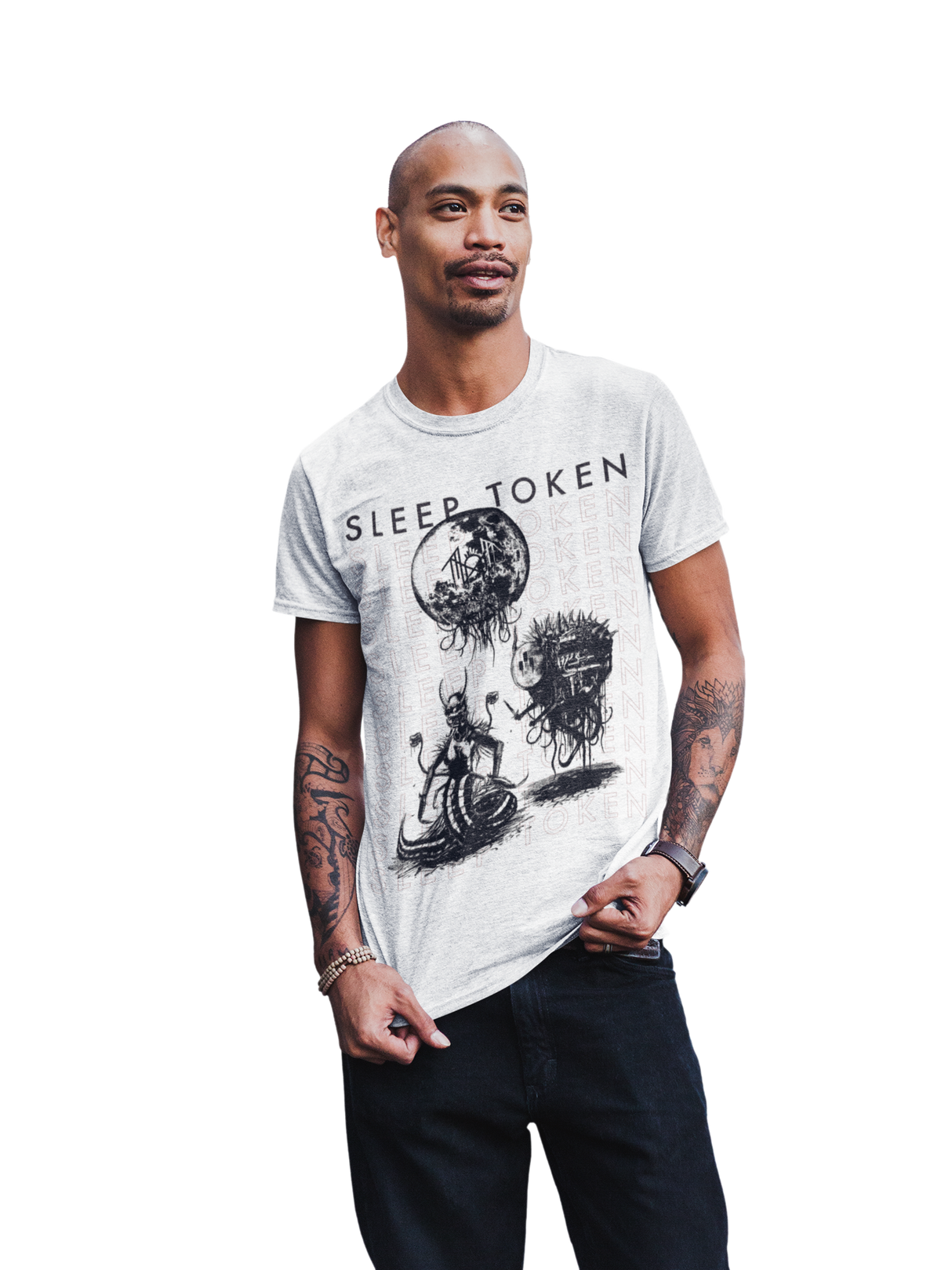 Sleep Token Take Me Back Jumbo Print T-Shirt ()