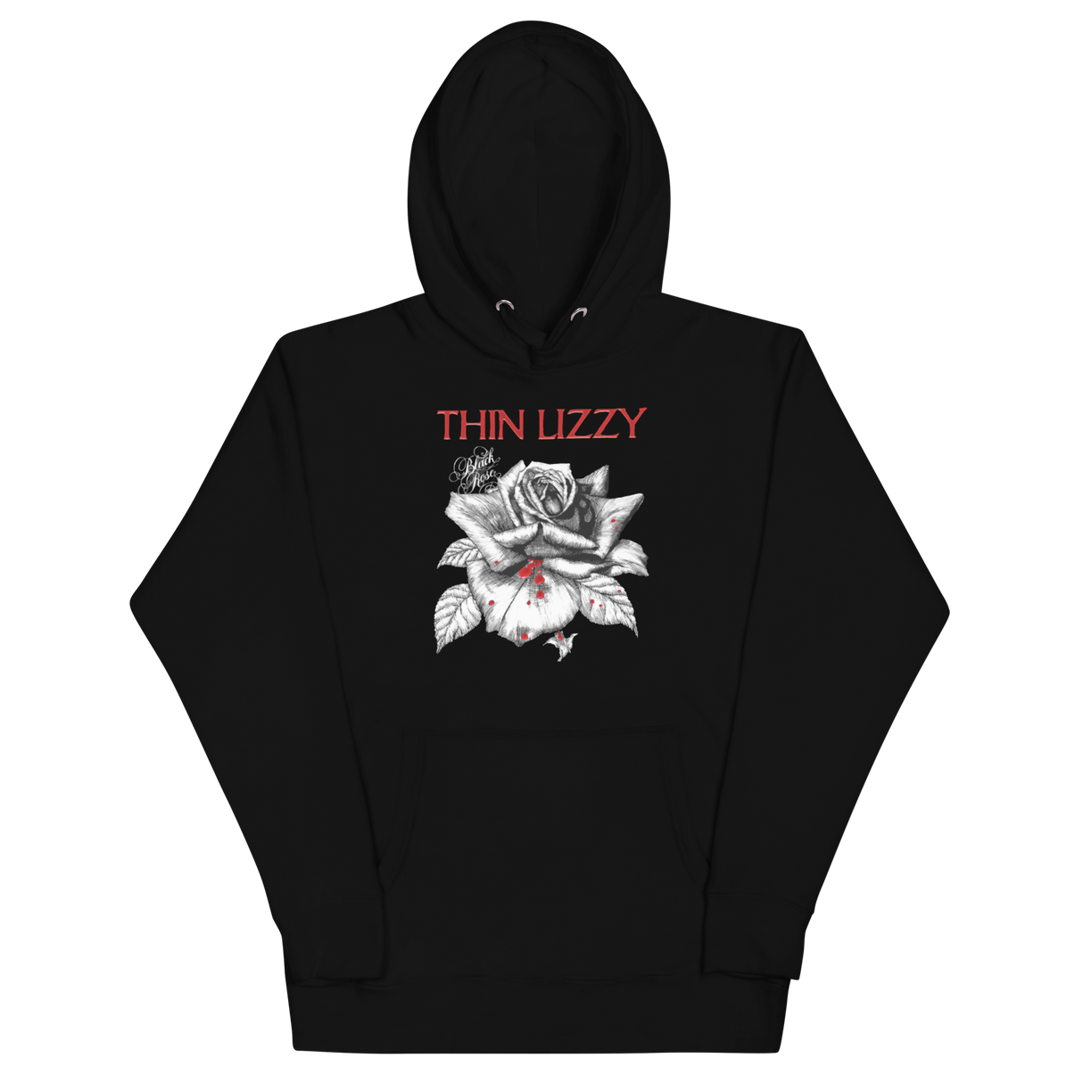 Thin Lizzy Black Rose Classic Hoodie ()