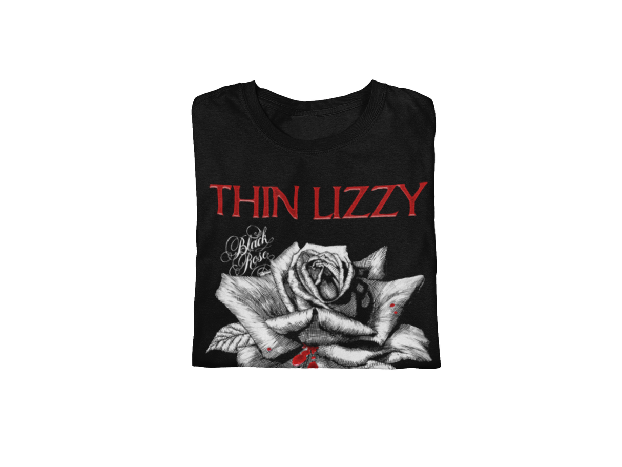 Thin Lizzy - Black Rose Jumbo Print T-Shirt ()