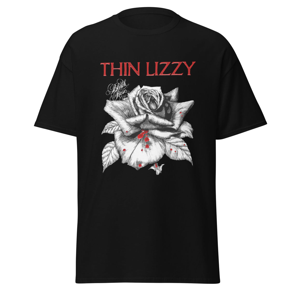 Thin Lizzy - Black Rose Jumbo Print T-Shirt ()