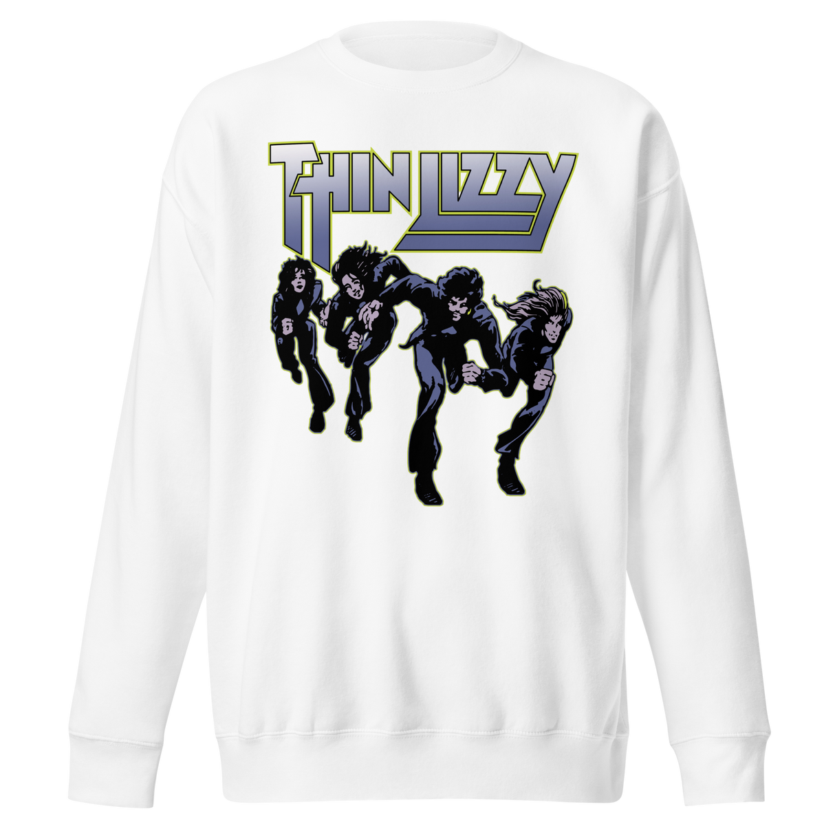 MERCHMOMENT Thin Lizzy Jailbreakers Jumbo Print Sweatshirt [Apparel]